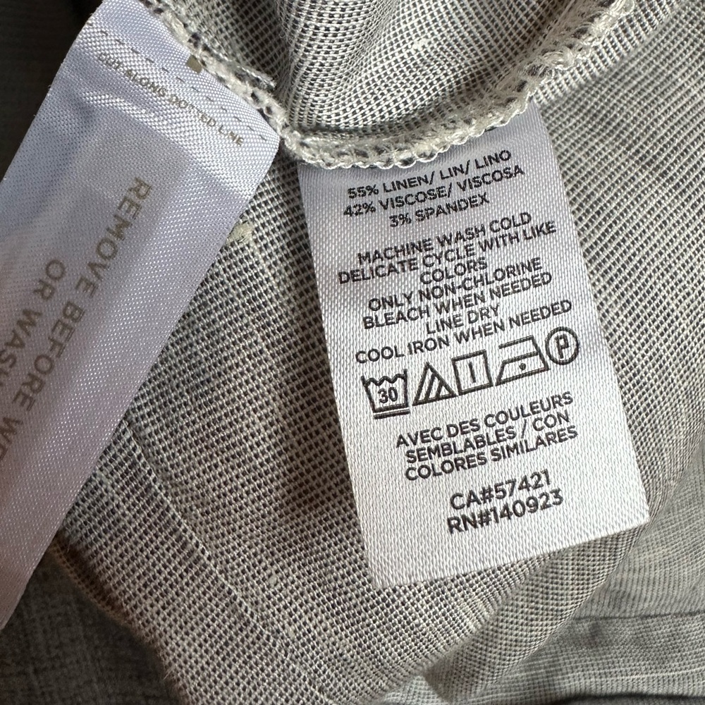 Lou & Grey Drawstring Linen-Blend Pants - Picture 6 of 6